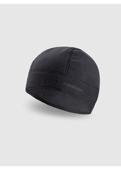 Czapka polarowa do trekkingu uniseks 4F 4FWAW25AFCAU115 - czarna ze sklepu Sportstylestory.com w kategorii Czapki zimowe męskie - zdjęcie 186095909