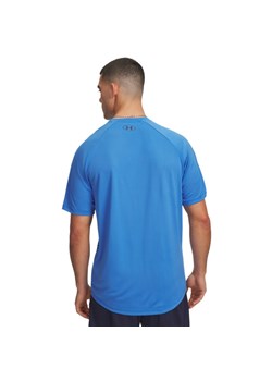 Męska koszulka treningowa Under Armour UA Tech Fade SS - niebieska ze sklepu Sportstylestory.com w kategorii T-shirty męskie - zdjęcie 186096226