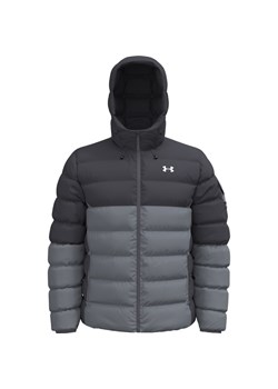 Męska kurtka pikowana Under Armour UA Sportswear Puff Jacket - szara ze sklepu Sportstylestory.com w kategorii Kurtki męskie - zdjęcie 186096236