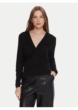 Lola Casademunt by Maite Bluzka MF2515029 Czarny Slim Fit ze sklepu MODIVO w kategorii Bluzki damskie - zdjęcie 186096515