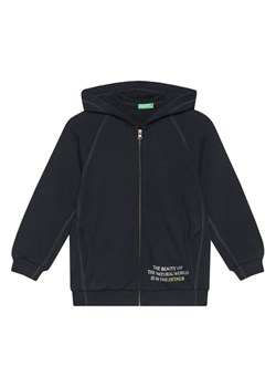United Colors Of Benetton Bluza 33NVC505A Czarny Regular Fit ze sklepu MODIVO w kategorii Bluzy chłopięce - zdjęcie 186096575