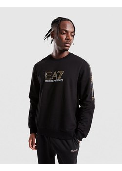 EMPORIO ARMANI 7 BLUZA TAPE LL CREW BLK/GLD ze sklepu JD Sports  w kategorii Bluzy męskie - zdjęcie 186097727