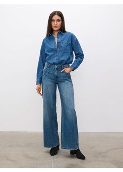 Sinsay - Jeansy wide leg - niebieski - id: 891EV-67J - marki Sinsay - 186098728 Sinsay - Jeansy wide leg - niebieski ze sklepu Sinsay w kategorii Jeansy damskie - zdjęcie 186098728