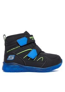 Trzewiki Skechers Illumi-Brights 407613N BBLM Czarny ze sklepu eobuwie.pl w kategorii Buty zimowe dziecięce - zdjęcie 186098806