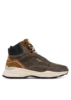 Sneakersy Pepe Jeans Darren Boot M PMS600011 Brązowy ze sklepu eobuwie.pl w kategorii Buty sportowe męskie - zdjęcie 186098989
