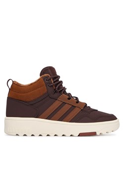 Sneakersy adidas Hoops 4.0 Mid JQ5364 Brązowy ze sklepu eobuwie.pl w kategorii Buty sportowe dziecięce - zdjęcie 186098998