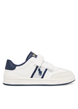 Sneakersy Polo Ralph Lauren Heritage Court III T-Toe Ez RL03359102 Biały - id: 0000305681089 - marki Polo Ralph Lauren - 186099058 Sneakersy Polo Ralph Lauren Heritage Court III T-Toe Ez RL03359102 Biały ze sklepu eobuwie.pl w kategorii Buty sportowe dziecięce - zdjęcie 186099058