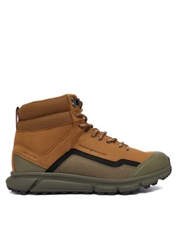 Trzewiki Tommy Hilfiger Outdoor Runner Hi Wpm FM0FM05575 Brązowy ze sklepu eobuwie.pl w kategorii Buty zimowe męskie - zdjęcie 186099137