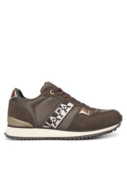 Sneakersy Napapijri Astra NP0A88XQ Brązowy ze sklepu eobuwie.pl w kategorii Buty sportowe damskie - zdjęcie 186099198