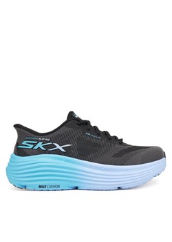 Buty do biegania Skechers Max Cushioning Endeavour 129473/BKBL Czarny ze sklepu eobuwie.pl w kategorii Buty sportowe damskie - zdjęcie 186099216