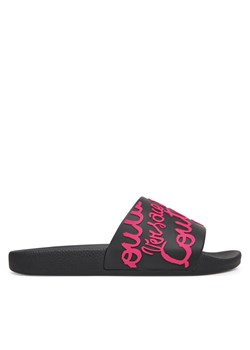 Klapki Versace Jeans Couture 79VA3SQ1 Czarny ze sklepu eobuwie.pl w kategorii Klapki damskie - zdjęcie 186099339