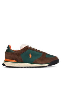 Sneakersy Polo Ralph Lauren Varick Pp 809974040002 Brązowy ze sklepu eobuwie.pl w kategorii Buty sportowe męskie - zdjęcie 186099388