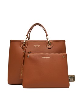 Torebka Emporio Armani EW000360 AF12103 M6030 Brązowy ze sklepu eobuwie.pl w kategorii Torebki damskie - zdjęcie 186099416