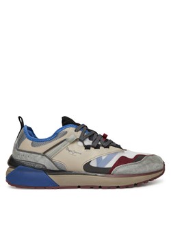 Sneakersy Pepe Jeans Stoke Sport M PMS600013 Szary ze sklepu eobuwie.pl w kategorii Buty sportowe męskie - zdjęcie 186099425