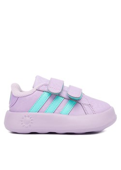 Sneakersy adidas Disney Frozen Grand Court JR5630 Fioletowy ze sklepu eobuwie.pl w kategorii Buty sportowe dziecięce - zdjęcie 186099499