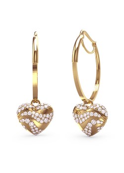 Kolczyki Guess JUBE04 505JW Złoty ze sklepu eobuwie.pl w kategorii Kolczyki - zdjęcie 186099517