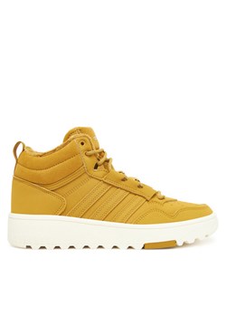 Sneakersy adidas Hoops 4.0 Mid JQ5365 Żółty ze sklepu eobuwie.pl w kategorii Buty sportowe dziecięce - zdjęcie 186099595