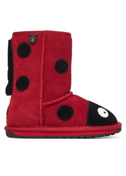 Śniegowce EMU Australia Lady Bird K10111 Czerwony ze sklepu eobuwie.pl w kategorii Buty zimowe dziecięce - zdjęcie 186099606