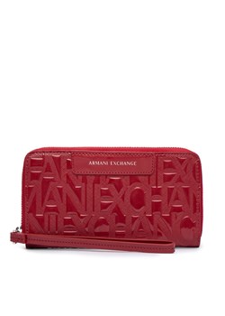 Portfel Armani Exchange XW001606 AF17290 U5081 Czerwony ze sklepu eobuwie.pl w kategorii Portfele damskie - zdjęcie 186099746