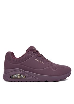 Sneakersy Skechers Uno 73690/WINE Bordowy ze sklepu eobuwie.pl w kategorii Buty sportowe damskie - zdjęcie 186099785