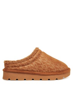 Kapcie MICHAEL Michael Kors MK03782220 Brązowy ze sklepu eobuwie.pl w kategorii Kapcie dziecięce - zdjęcie 186099838