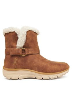 Botki Skechers Easy Going 168045/CSNT Brązowy ze sklepu eobuwie.pl w kategorii Botki - zdjęcie 186099918
