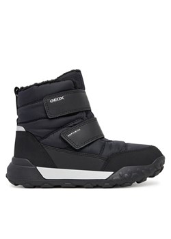 Śniegowce Geox J Trekkyup B Abx J46MBF 0FU54 C9999 S Czarny ze sklepu eobuwie.pl w kategorii Buty zimowe dziecięce - zdjęcie 186100056