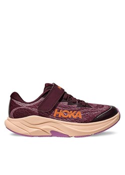 Sneakersy Hoka Rincon 4 1168875 Bordowy ze sklepu eobuwie.pl w kategorii Buty sportowe dziecięce - zdjęcie 186100105