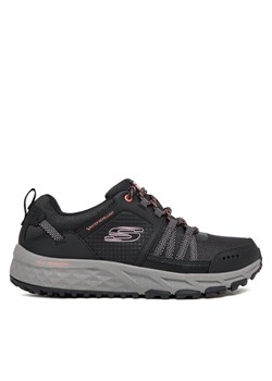 Trekkingi Skechers Escape Plan 180061/BKHP Czarny ze sklepu eobuwie.pl w kategorii Buty trekkingowe damskie - zdjęcie 186100119
