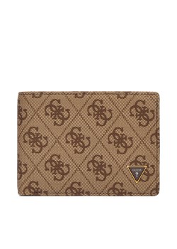 Portfel Guess SMMALL LEA27 Brązowy ze sklepu eobuwie.pl w kategorii Portfele męskie - zdjęcie 186100155