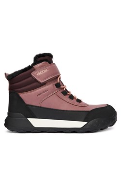 Śniegowce Geox J Trekkyup B Ab J46M7A 0MEMS C8007 D Różowy ze sklepu eobuwie.pl w kategorii Buty zimowe dziecięce - zdjęcie 186100169