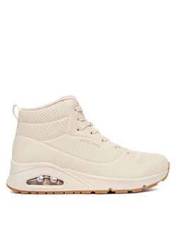 Sneakersy Skechers Uno 177097/OFWT Biały ze sklepu eobuwie.pl w kategorii Buty sportowe damskie - zdjęcie 186100199