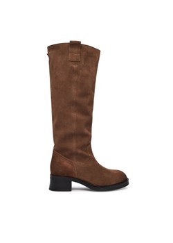 Kozaki Steve Madden Banner SM11003092 Brązowy ze sklepu eobuwie.pl w kategorii Kozaki damskie - zdjęcie 186100357
