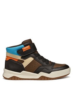 Sneakersy Geox J Perth J367RF 0MEFU C0740 D Brązowy - id: 0000305273383 - marki Geox - 186100409 Sneakersy Geox J Perth J367RF 0MEFU C0740 D Brązowy ze sklepu eobuwie.pl w kategorii Buty sportowe dziecięce - zdjęcie 186100409