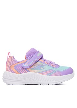 Sneakersy Skechers Microspec Advance 303657N LVMT Fioletowy ze sklepu eobuwie.pl w kategorii Buty sportowe dziecięce - zdjęcie 186100445