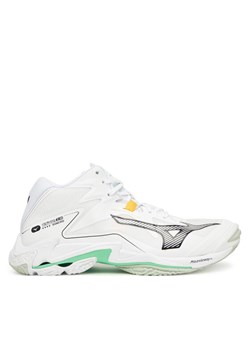 Buty halowe Mizuno Wave Lightning Z8 Mid V1GA2405 Biały ze sklepu eobuwie.pl w kategorii Buty sportowe męskie - zdjęcie 186100499