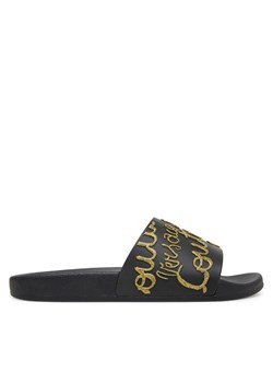 Klapki Versace Jeans Couture 79VA3SQ1 Czarny ze sklepu eobuwie.pl w kategorii Klapki damskie - zdjęcie 186100557