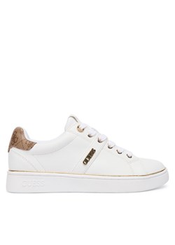 Sneakersy Guess FLFBTZ ELE12 Biały ze sklepu eobuwie.pl w kategorii Buty sportowe damskie - zdjęcie 186100599