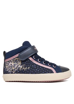 Sneakersy Geox J Kalispera J744GI 0DHNF C4423 S Granatowy ze sklepu eobuwie.pl w kategorii Buty sportowe dziecięce - zdjęcie 186100669