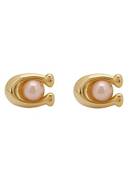 Kolczyki Coach Pearl Signature C Stud Earrings 37341922GLD651 Złoty ze sklepu eobuwie.pl w kategorii Kolczyki - zdjęcie 186100687