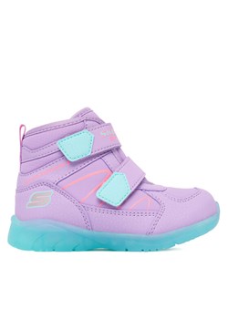 Śniegowce Skechers Illumi-Brights 319310N LVMT Fioletowy ze sklepu eobuwie.pl w kategorii Buty zimowe dziecięce - zdjęcie 186100776