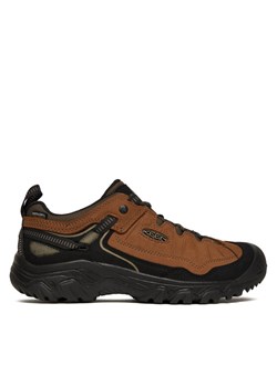 Trekkingi Keen Targhee IV Waterproof Hiking Shoe 1028997 Brązowy ze sklepu eobuwie.pl w kategorii Buty trekkingowe męskie - zdjęcie 186100807