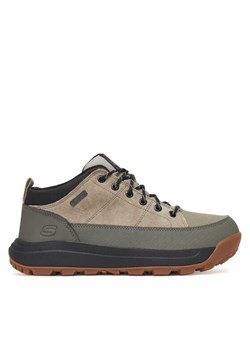Trekkingi Skechers Cambert 210900 CMNT Szary ze sklepu eobuwie.pl w kategorii Buty trekkingowe męskie - zdjęcie 186100825