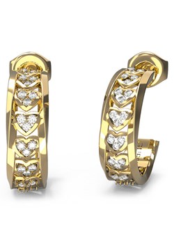 Kolczyki Guess JUBE04 603JW Złoty ze sklepu eobuwie.pl w kategorii Kolczyki - zdjęcie 186100928
