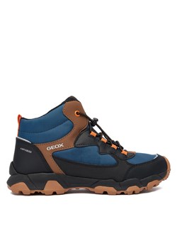 Trekkingi Geox J Magnetar B Abx J463ZC 050FU C0948 D Granatowy ze sklepu eobuwie.pl w kategorii Buty trekkingowe dziecięce - zdjęcie 186101108
