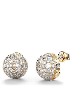 Kolczyki Guess JUBE04 457JW Złoty ze sklepu eobuwie.pl w kategorii Kolczyki - zdjęcie 186101388