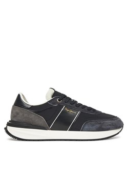 Sneakersy Pepe Jeans Buster Serie M PMS600008 Czarny ze sklepu eobuwie.pl w kategorii Buty sportowe męskie - zdjęcie 186101405