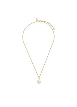 Naszyjnik Coach Signature Coin Pearl Pendant Necklace 37440611GLD107 Złoty ze sklepu eobuwie.pl w kategorii Naszyjniki - zdjęcie 186101438