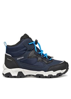 Trekkingi Geox J Magnetar B Abx J463ZC 050FU C4231 M Granatowy ze sklepu eobuwie.pl w kategorii Buty trekkingowe dziecięce - zdjęcie 186101457