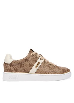 Sneakersy Guess FLFBTZ FAL12 Beżowy ze sklepu eobuwie.pl w kategorii Buty sportowe damskie - zdjęcie 186101458